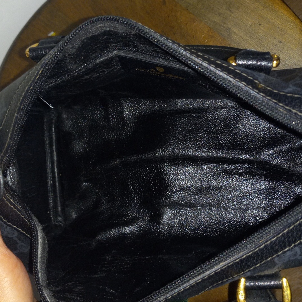 Authentic Vintage Gucci GG Monogram Supreme Sherry Web Ophidia Boston Doctor Bag - Picture 7 of 9